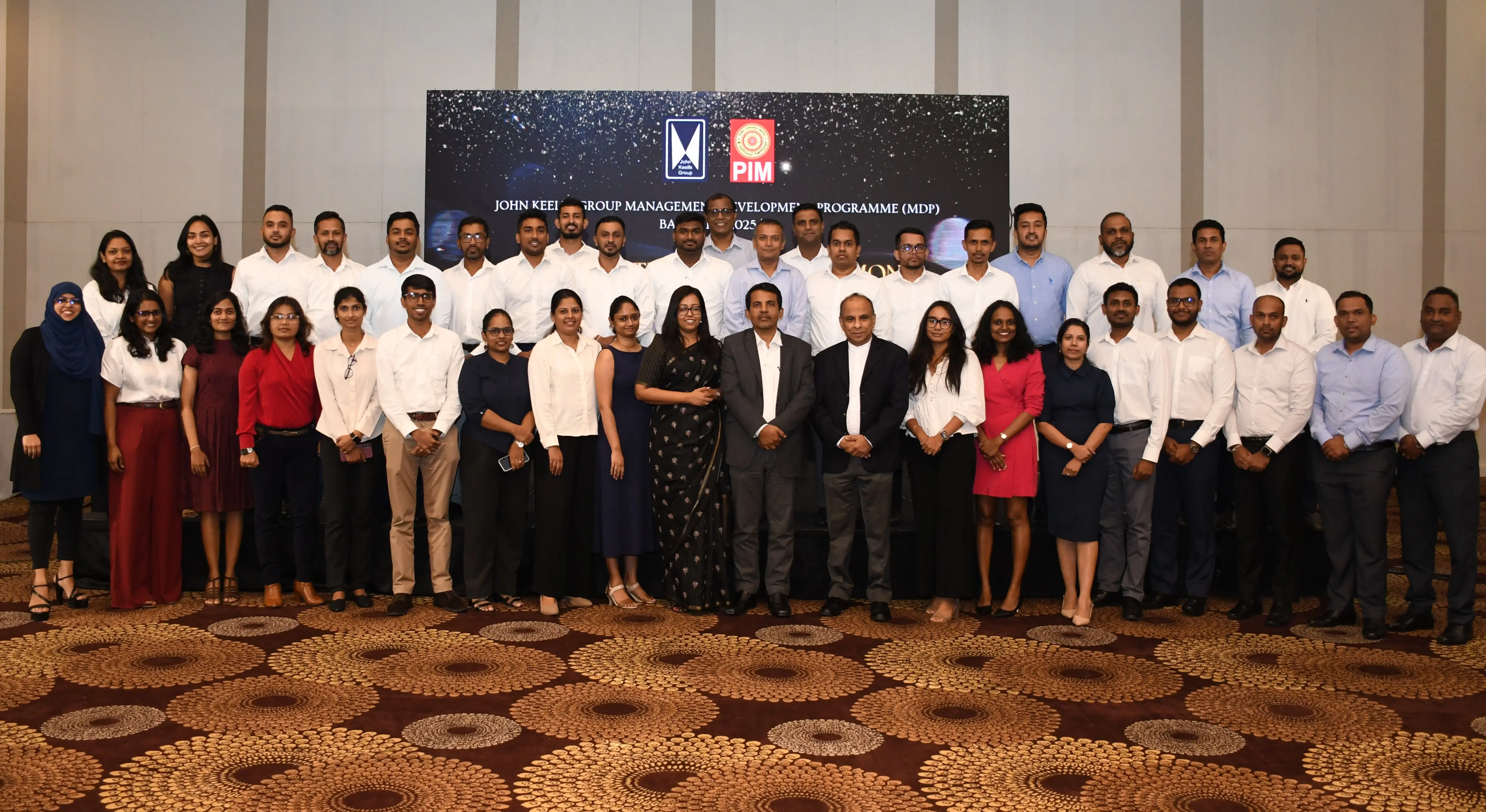 John Keells Group Chairperson Krishan Balendra and the John Keells Foundation Management Committee at the launch of the redesigned JKF website